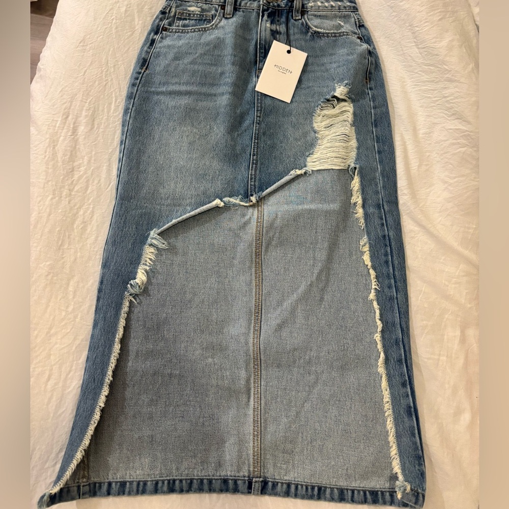 Maxi Denim Skirt